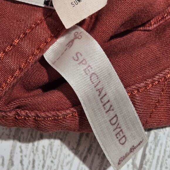 Eddie Bauer Denim Jean Jacket MED Biker Grunge Trucker Punk Retro Rock 80s Rust - Picture 13 of 13